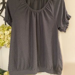 NWOT Small Gray Top - LOFT